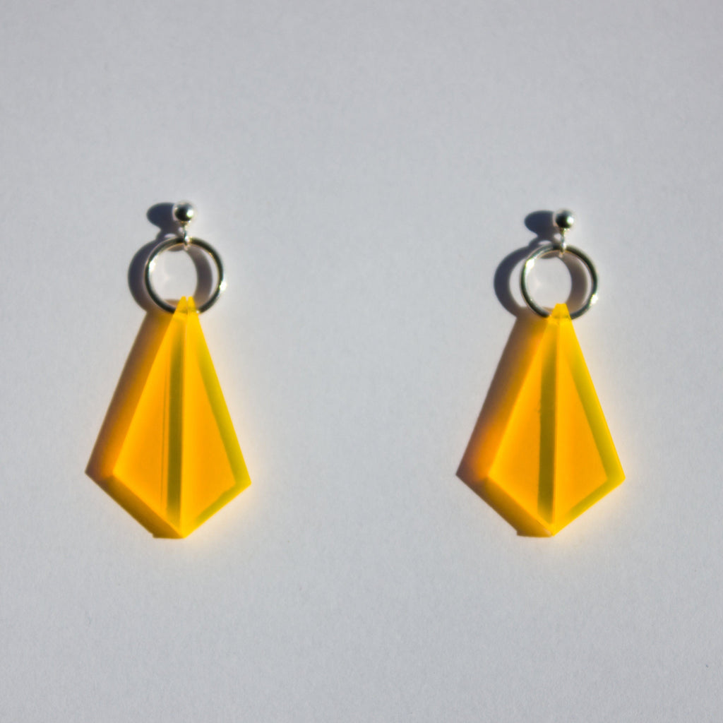 Earrings - Kahuku - Orange