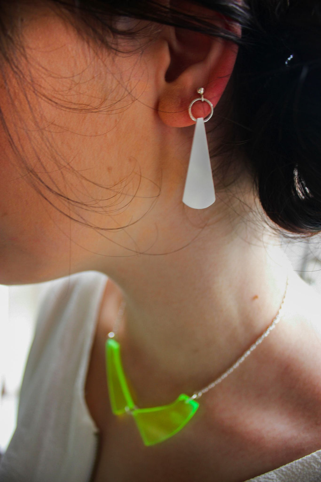 Earrings - Patapata - White