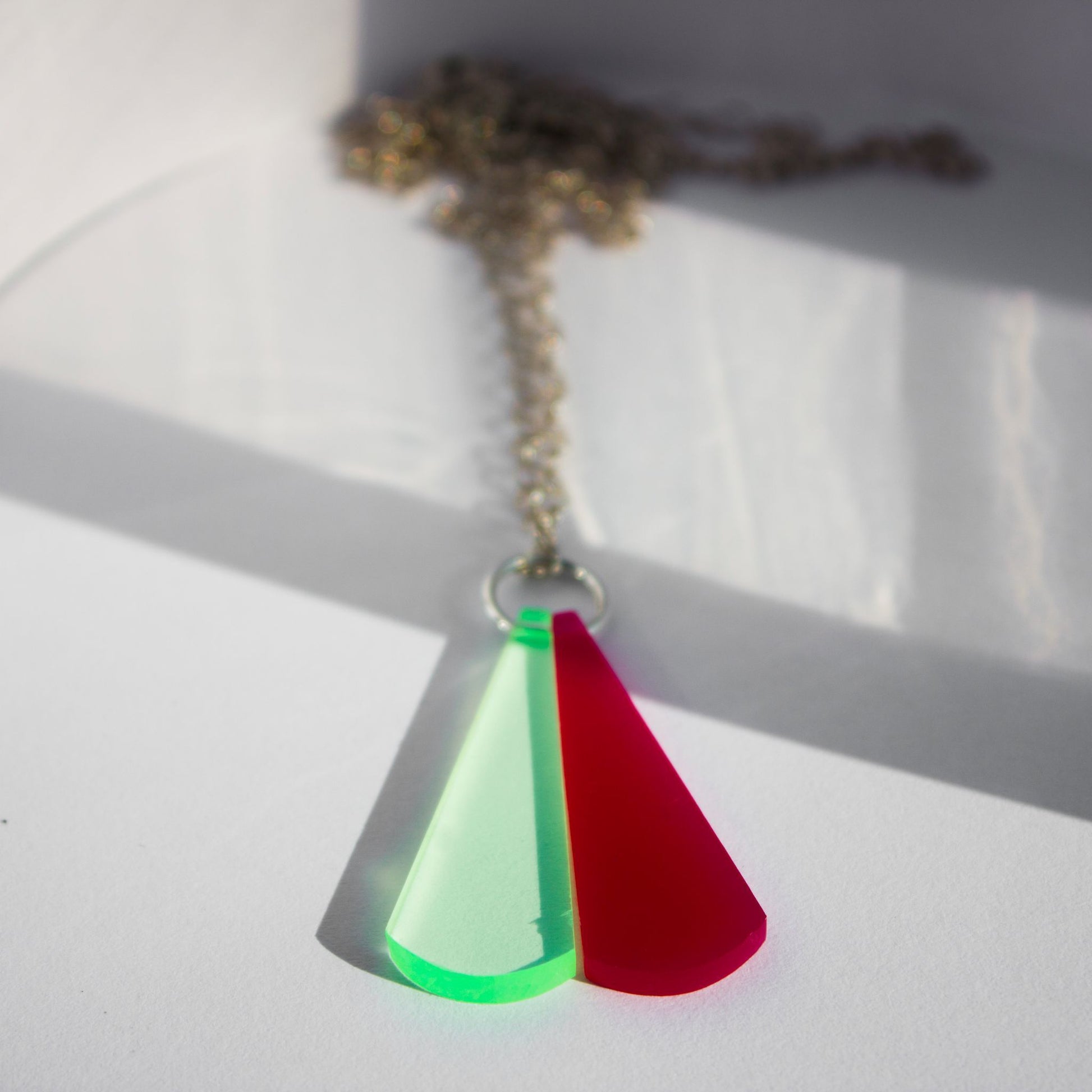 Necklace - Tāpara - Red & Green